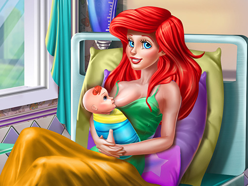 인어공주의_출산_게임_(PRINCESS_MERMAID_MOMMY_BIRTH)_플레이장면