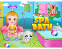 아기_헤이즐의_스파_게임_(BABY_HAZEL_SPA_BATH)_플레이장면