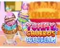 맛있는_츄로스_아이스크림_만들기_게임_(YUMMY_CHURROS_ICE_CREAM)썸네일및플레이장면
