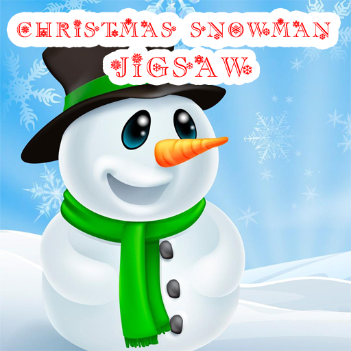 화이트크리스마스_눈사람_직소_퍼즐_게임_(CHRISTMAS_SNOWMAN_JIGSAW_PUZZLE)_플레이장면