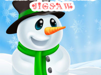 화이트크리스마스_눈사람_직소_퍼즐_게임_(CHRISTMAS_SNOWMAN_JIGSAW_PUZZLE)_플레이장면