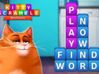 고양이가_숨긴_단어찾기_게임_(KITTY_SCRAMBLE)_플레이장면