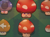 버섯_모두_없애기_게임_(MUSHROOM_POP)_플레이장면
