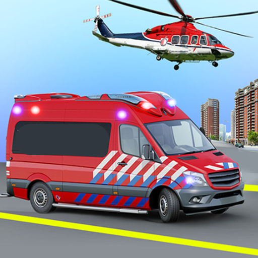 응급_구급차_&amp;_헬리콥터_게임_(AMBULANCE_RESCUE_GAME_AMBULANCE_HELICOPTER)_플레이장면