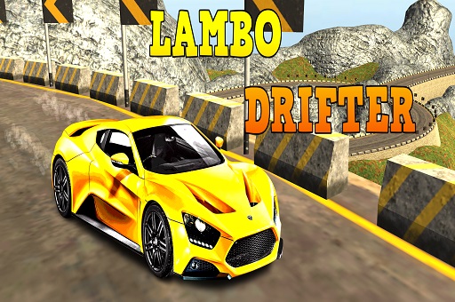 람보방랑자_레이싱_게임_(LAMBO_DRIFTER)_플레이장면