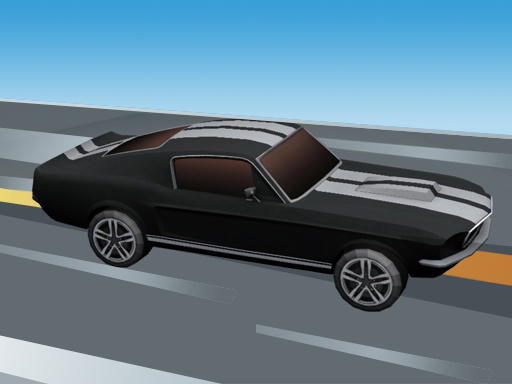 자동차_장애물_피하기_게임_(CHARGE_THROUGH_RACING)_플레이장면