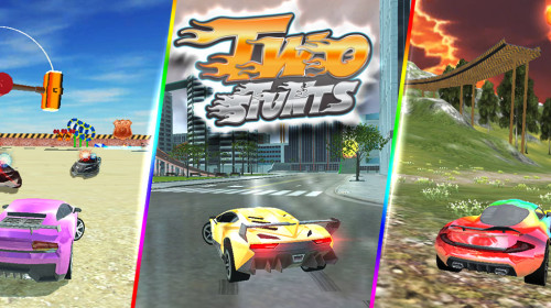 2인용 스턴트 레이싱게임 (TWO STUNTS)