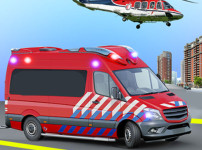 응급_구급차_&_헬리콥터_게임_(AMBULANCE_RESCUE_GAME_AMBULANCE_HELICOPTER)_플레이장면