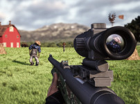 좀비_제거_사격_게임_(DEAD_ZED)_플레이장면