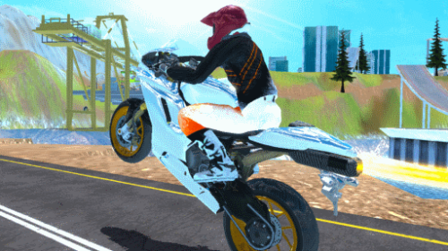 분노의 오토바이 게임 (FURY BIKE RIDER)