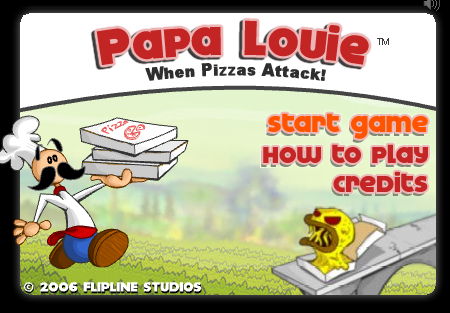 파파_루이_주방장게임_Papa_Louie:_When_Pizzas_Attack_플레이_화면