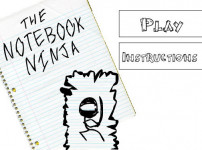 노트북_닌자_게임_Notebook_Ninja_-_Episode_01_플레이_화면