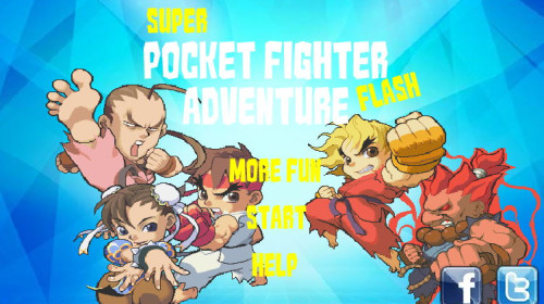슈퍼 포켓 파이터 2인용격투게임 (Super Pocket Fighter Adventure Flash)