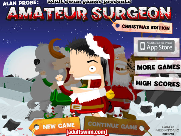 아마추어_외과_의사_게임_Amateur_Surgeon_-_Christmas_Edition_플레이_화면