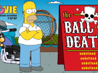 심슨_죽음의_공_오토바이_질주게임_Simpsons_The_Ball_of_Death_플레이_화면