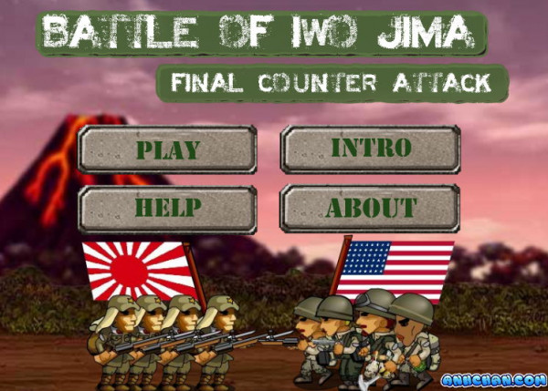 이오지마_전투_전쟁_방어게임_Battle_of_Iwo_Jima_-_Final_Counter_Attack_플레이_화면
