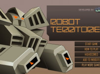 로봇_디펜스_게임_Robot_Territories_플레이_화면
