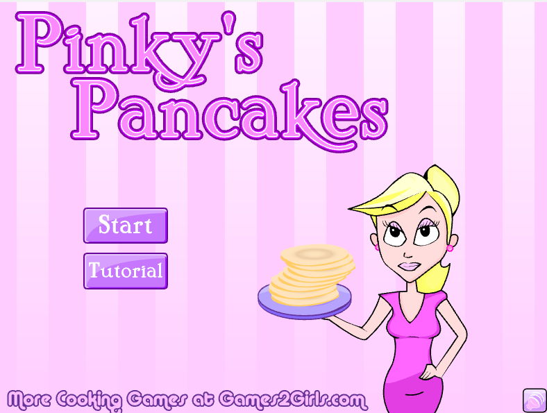 핑크 팬케이크 요리게임 (Pinkys Pancakes) > 플래시_여자/걸게임 모음 게임고고 [플래시게임 아카이브]