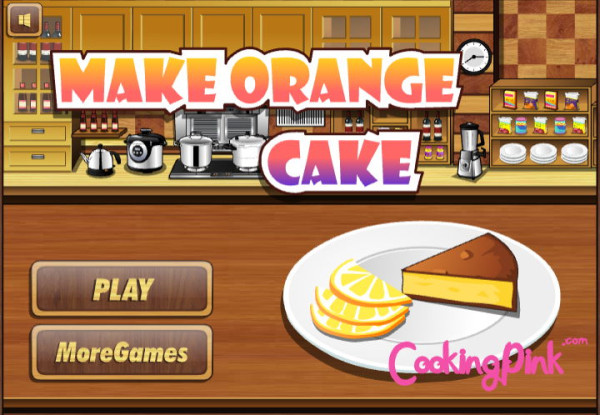 오렌지_케이크_만들기_게임_Make_Orange_Cake_플레이_화면