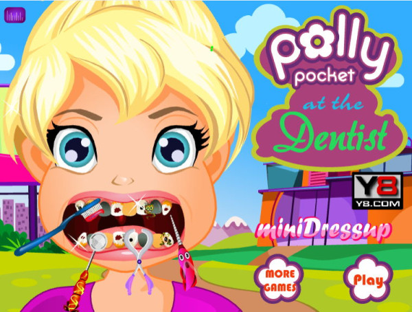 폴리포켓_치과의사게임_Polly_Pocket_at_the_Dentist_플레이_화면