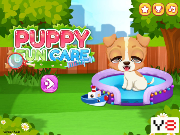 강아지_행복하게_관리하기게임_Puppy_Fun_Care_플레이_화면