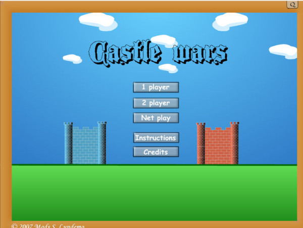 2인용_전략게임_Castle_Wars_플레이_화면