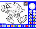 소닉_색칠하기게임_Sonic_Coloring_플레이_화면