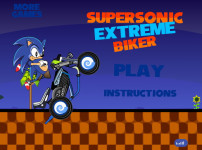 소닉_익스트림_바이크_게임_Super_Sonic_Extreme_Biking_플레이_화면