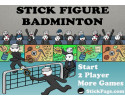 2인용배드민턴게임_Stick_Figure_Badminton_플레이_화면