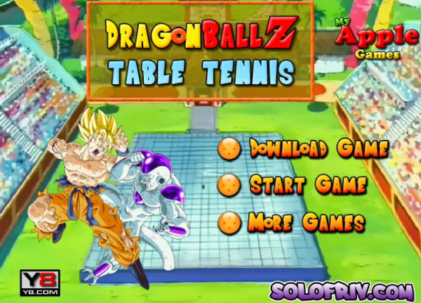 드래곤볼_Z_탁구치기게임_Dragon_Ball_Z_Table_Tennis_플레이_화면